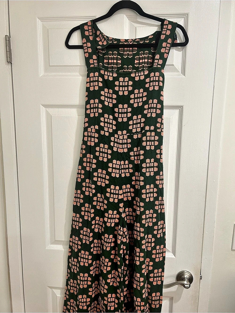 Ace & Jig Geometric Jumpsuit in Green & Pink Size XS Like New